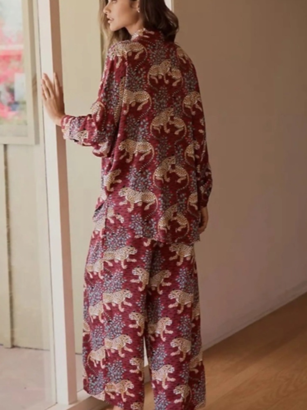 Printfresh Eco Satin Stevie Set in Bagheera Plum